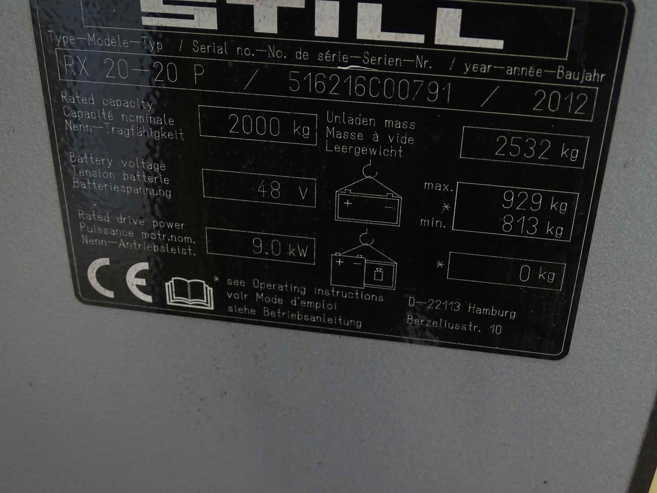STILL RX20-20P - Electric forklift: picture 2 STILL RX20-20P - Electric forklift: picture 2