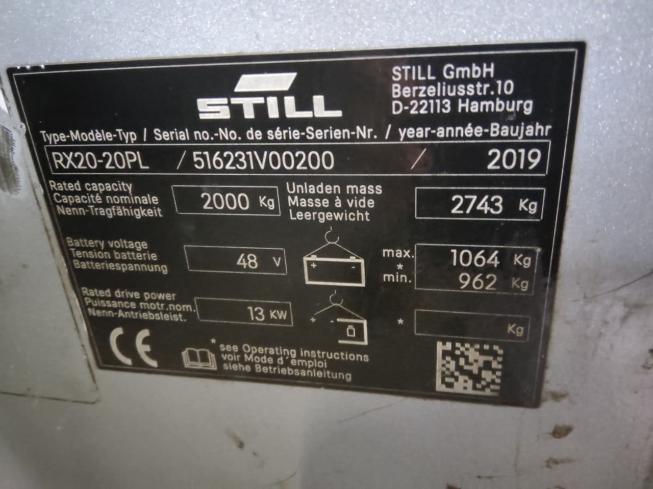 STILL RX20-20PL - Electric forklift: picture 2 STILL RX20-20PL - Electric forklift: picture 2