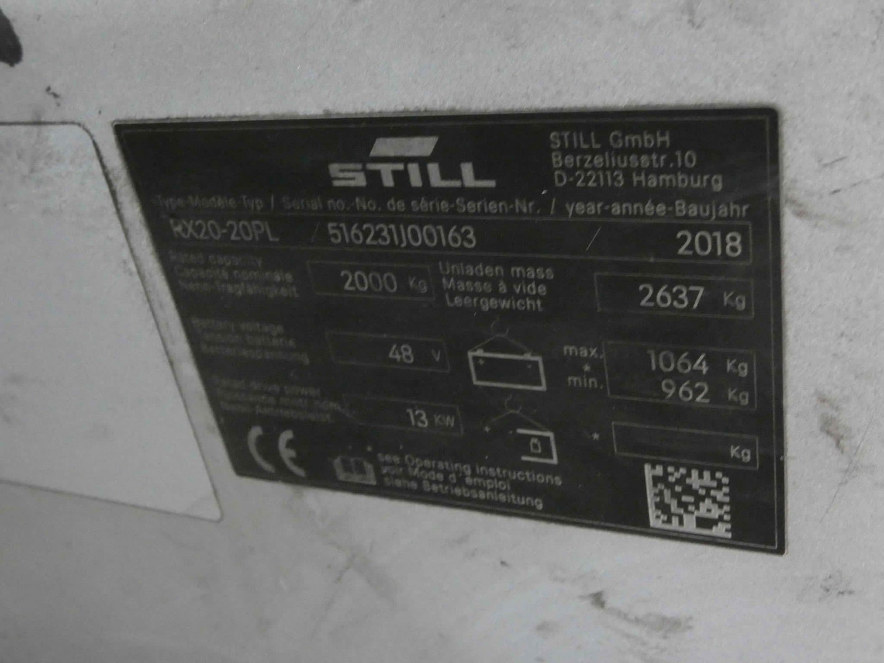 STILL RX20-20PL - Electric forklift: picture 2 STILL RX20-20PL - Electric forklift: picture 2