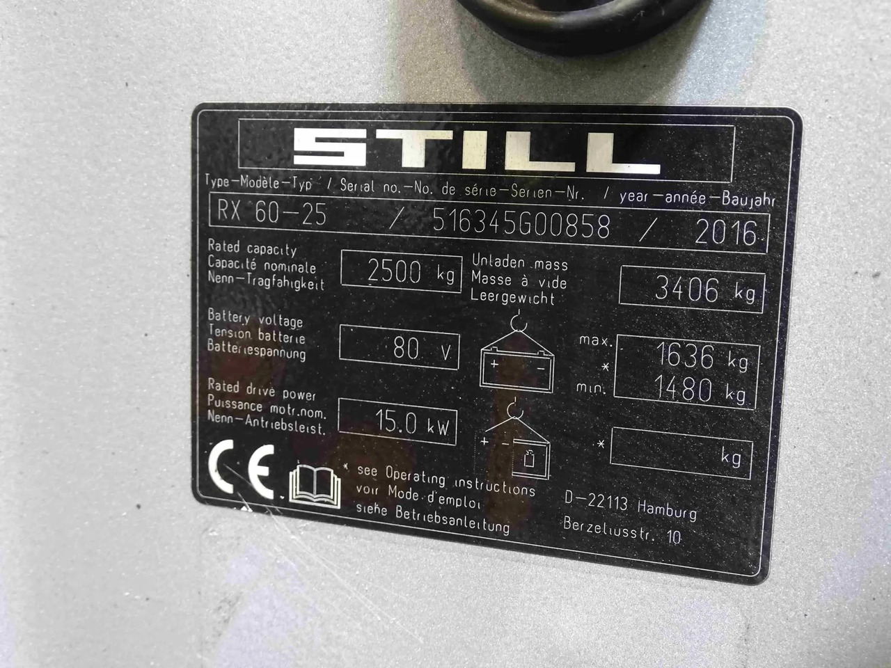 STILL RX60-25 - Electric forklift: picture 2 STILL RX60-25 - Electric forklift: picture 2