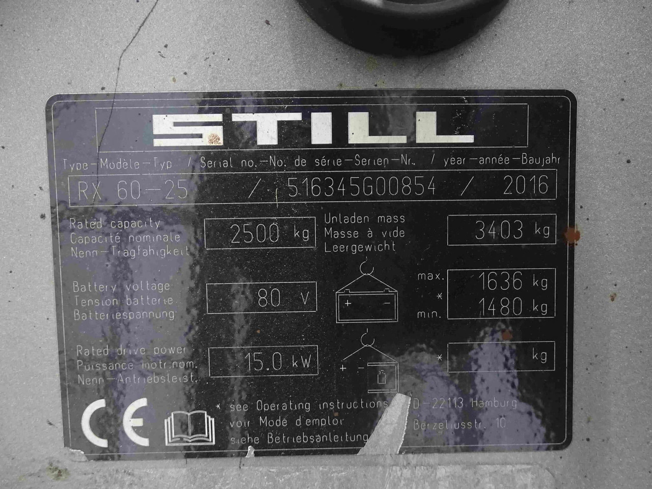 STILL RX60-25 - Electric forklift: picture 2 STILL RX60-25 - Electric forklift: picture 2