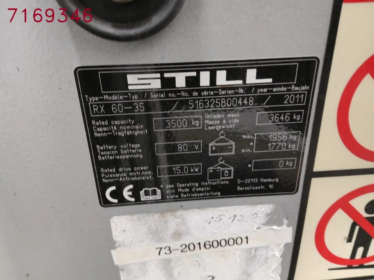 STILL RX60-35 - Electric forklift: picture 3 STILL RX60-35 - Electric forklift: picture 3
