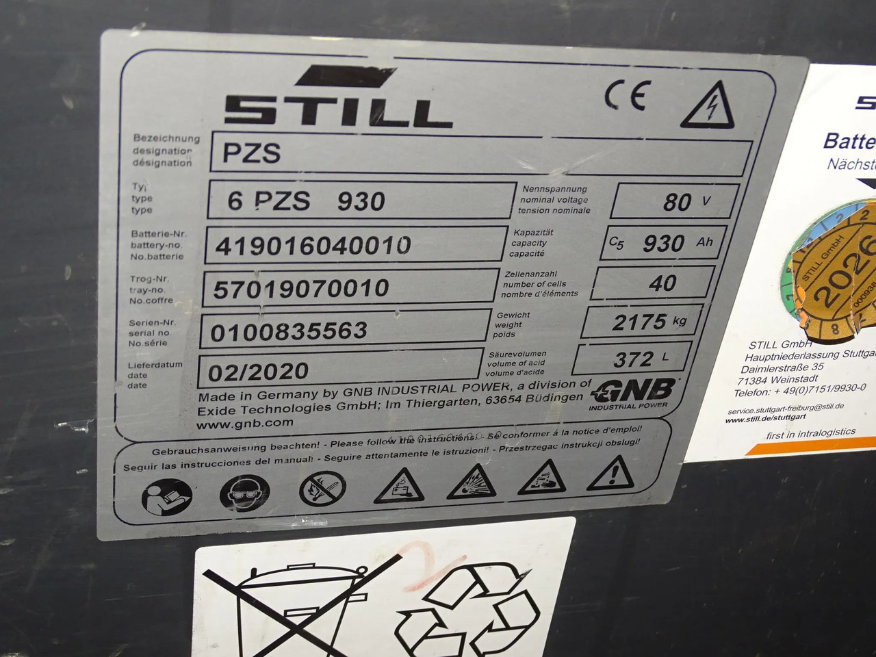 STILL RX60-50/600 - Electric forklift: picture 2 STILL RX60-50/600 - Electric forklift: picture 2