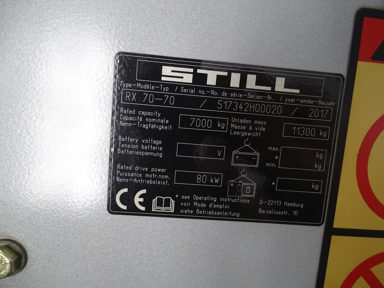 STILL RX70-70 - Diesel forklift: picture 5 STILL RX70-70 - Diesel forklift: picture 5