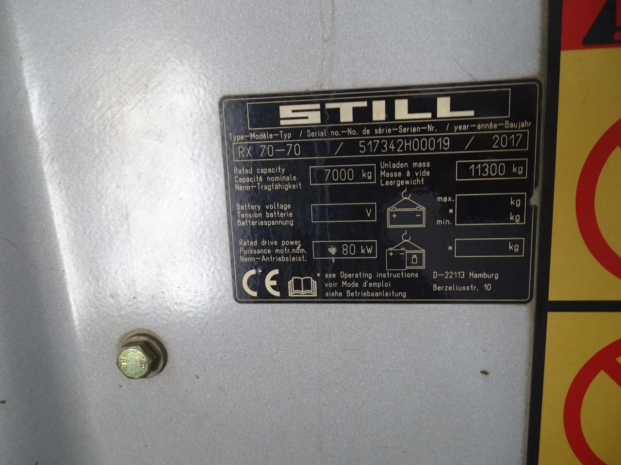 STILL RX70-70 - Diesel forklift: picture 5 STILL RX70-70 - Diesel forklift: picture 5
