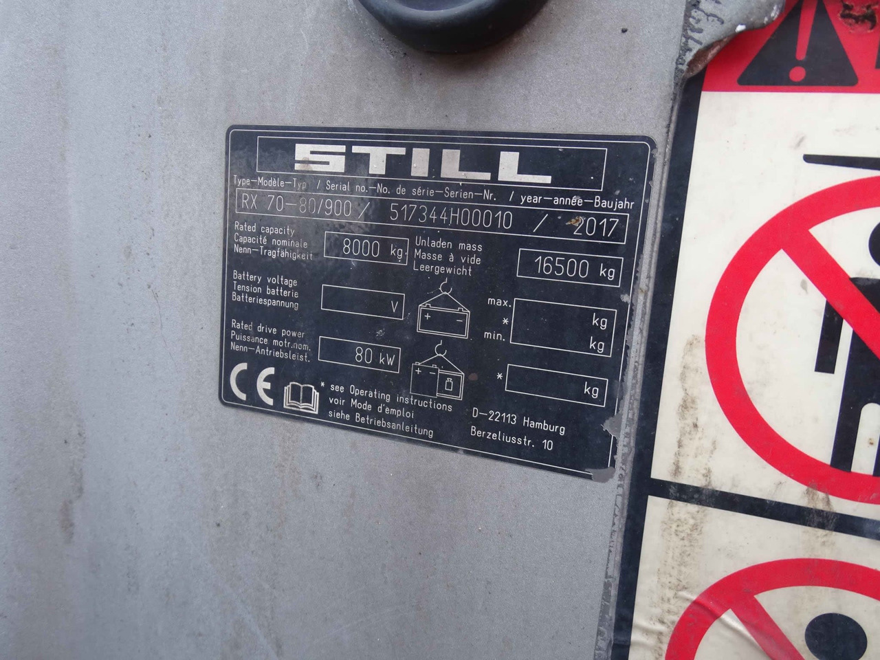 STILL RX70-80/900 - Diesel forklift: picture 4 STILL RX70-80/900 - Diesel forklift: picture 4