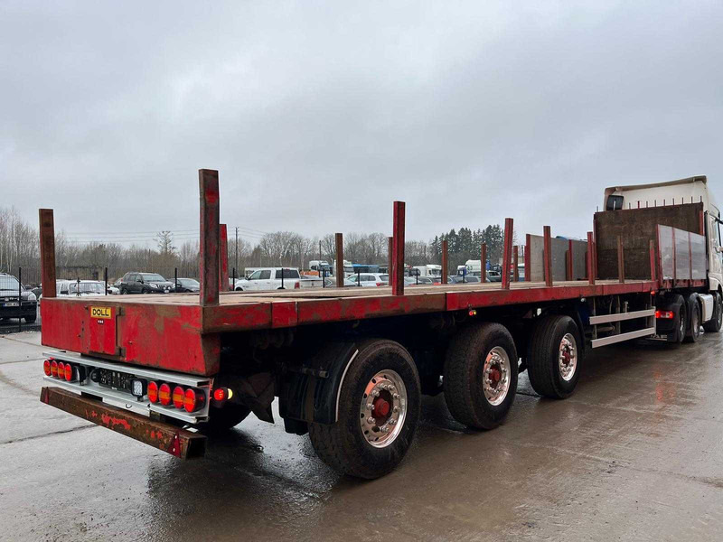 Doll 93 H STEERED AXLES / PLATFORM L=13463 / EXTENDABLE - Dropside/ Flatbed semi-trailer: picture 4 Doll 93 H STEERED AXLES / PLATFORM L=13463 / EXTENDABLE - Dropside/ Flatbed semi-trailer: picture 4