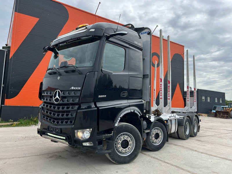 Mercedes-Benz Arocs 3263 8x4 FULL STEEL - Log truck, Crane truck: picture 2 Mercedes-Benz Arocs 3263 8x4 FULL STEEL - Log truck, Crane truck: picture 2