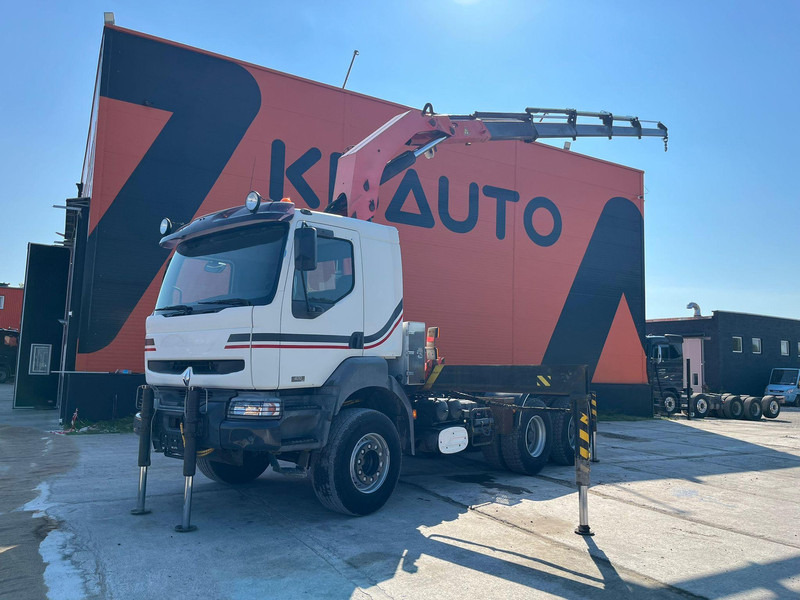 Renault 420 DCI 6x4 FULL STEEL / PK32080 - Dropside/ Flatbed truck, Crane truck: picture 1 Renault 420 DCI 6x4 FULL STEEL / PK32080 - Dropside/ Flatbed truck, Crane truck: picture 1