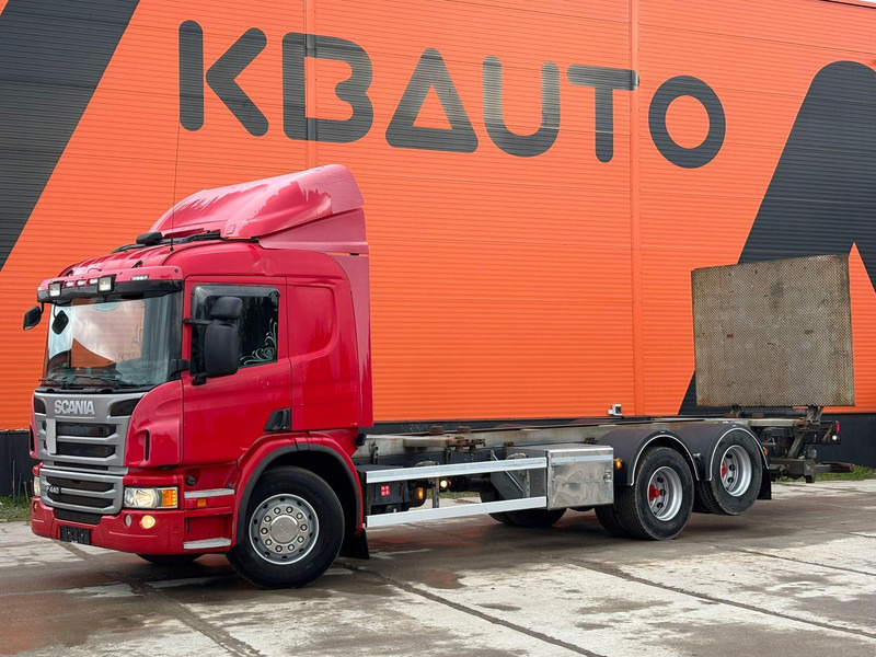 Scania P 440 6x2 RETARDER / CHASSIS L=7741 mm - Container transporter/ Swap body truck: picture 1 Scania P 440 6x2 RETARDER / CHASSIS L=7741 mm - Container transporter/ Swap body truck: picture 1