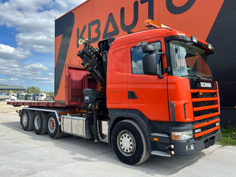 Scania R 144 8x2/4 HIAB 211EP-5 YEAR 2008 / HOOK LIFT L=5400 mm - Hook lift truck, Crane truck: picture 4 Scania R 144 8x2/4 HIAB 211EP-5 YEAR 2008 / HOOK LIFT L=5400 mm - Hook lift truck, Crane truck: picture 4