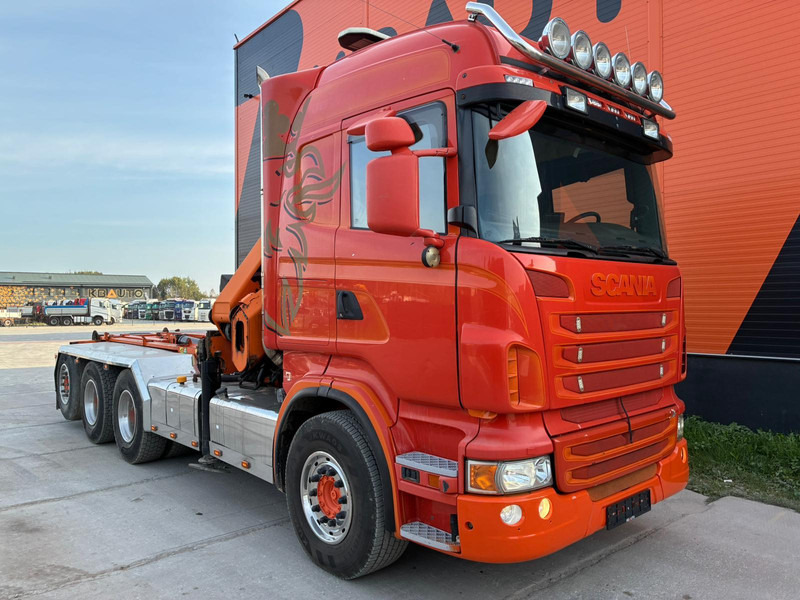 Scania R 480 8X4*4 HIAB 288E-6 HIPRO / HOOK LIFT JOAB L 17 ton L=5200 mm - Hook lift truck, Crane truck: picture 4 Scania R 480 8X4*4 HIAB 288E-6 HIPRO / HOOK LIFT JOAB L 17 ton L=5200 mm - Hook lift truck, Crane truck: picture 4