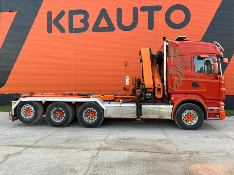 Scania R 480 8X4*4 HIAB 288E-6 HIPRO / HOOK LIFT JOAB L 17 ton L=5200 mm - Hook lift truck, Crane truck: picture 5 Scania R 480 8X4*4 HIAB 288E-6 HIPRO / HOOK LIFT JOAB L 17 ton L=5200 mm - Hook lift truck, Crane truck: picture 5