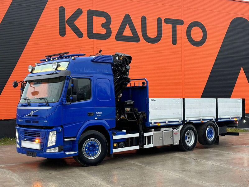 Volvo FM 500 6x2*4 HIAB 244E-6 / PLATFORM L=6310 mm - Dropside/ Flatbed truck, Crane truck: picture 2 Volvo FM 500 6x2*4 HIAB 244E-6 / PLATFORM L=6310 mm - Dropside/ Flatbed truck, Crane truck: picture 2