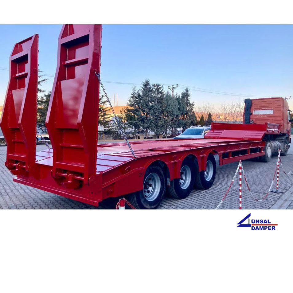 UNSAL 3 AXLES LOWBED - Low loader semi-trailer: picture 1 UNSAL 3 AXLES LOWBED - Low loader semi-trailer: picture 1