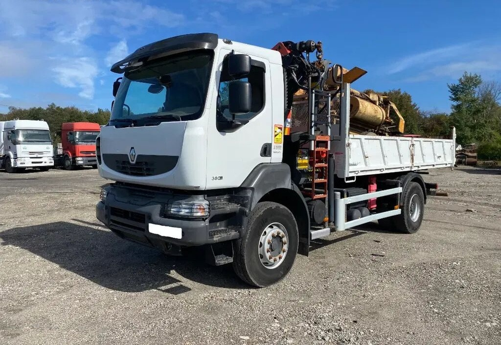 Renault KERAX 380 /Dźwig HDS Palfinger PK13001-K / / Retarder / Manual - Tipper: picture 1 Renault KERAX 380 /Dźwig HDS Palfinger PK13001-K / / Retarder / Manual - Tipper: picture 1