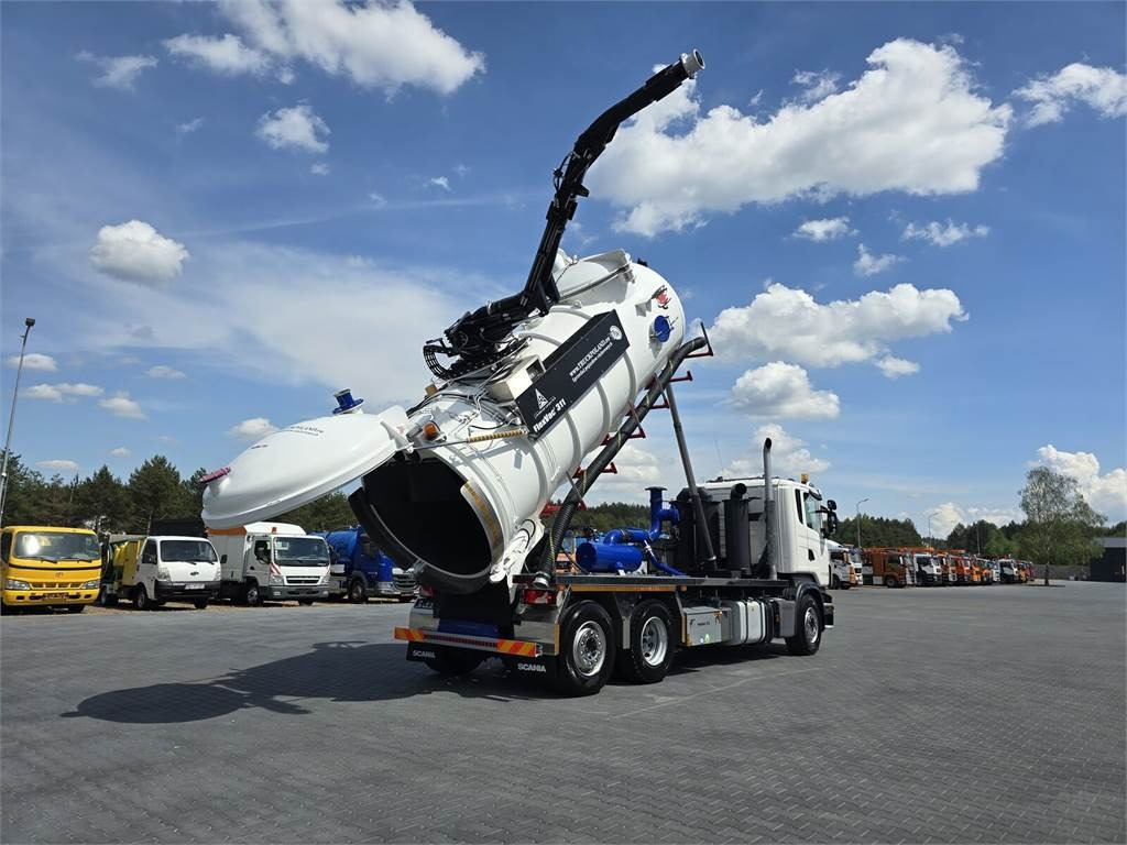 Scania Saugbagger Larsen FlexVac 311 Vacuum suction loade - Vacuum truck: picture 1 Scania Saugbagger Larsen FlexVac 311 Vacuum suction loade - Vacuum truck: picture 1