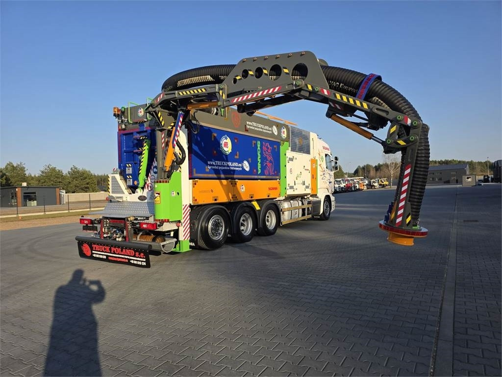 Vacuum truck Scania V8 R580 MTS DINO 5 TRIPLE 54000V Saugbagger cleane: picture 28