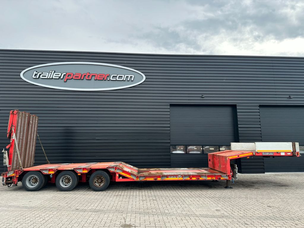 Goldhofer Tieflader /ausziehbar / Rampen - Low loader semi-trailer: picture 1 Goldhofer Tieflader /ausziehbar / Rampen - Low loader semi-trailer: picture 1