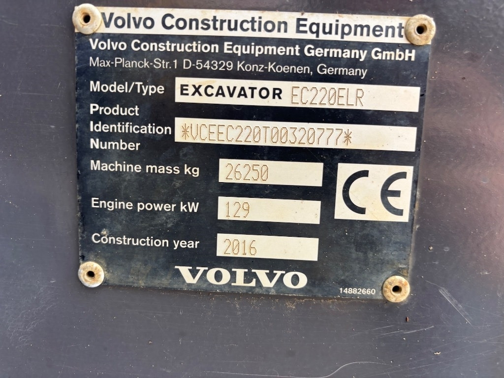 Crawler excavator Volvo EC 220 E LR Long Reach - Long Front 15 Meters: picture 27