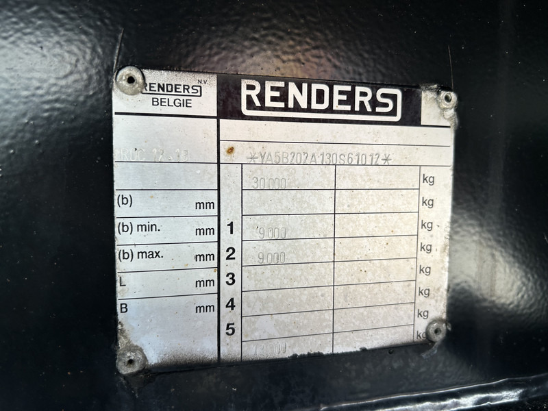 Curtainsider semi-trailer Renders ROC 12.18 / Curtainside / Loadlift / Lift + Steer Axle / Side Boards: picture 11