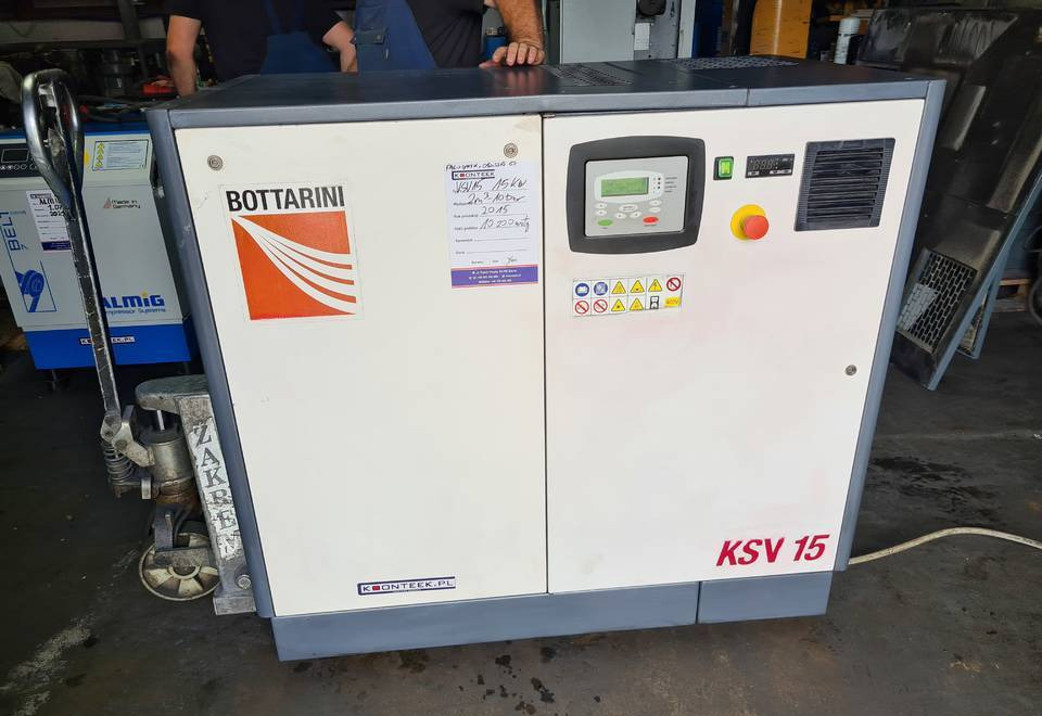 Kompresor śrubowy BOTTARINI KSV 15, 15 kw, 2015r - Air compressor: picture 4 Kompresor śrubowy BOTTARINI KSV 15, 15 kw, 2015r - Air compressor: picture 4