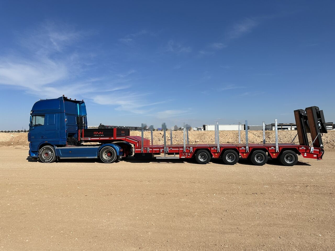 GVN Trailer 4 AXLE EXTENDABLE LOWBED - Low loader semi-trailer: picture 2 GVN Trailer 4 AXLE EXTENDABLE LOWBED - Low loader semi-trailer: picture 2