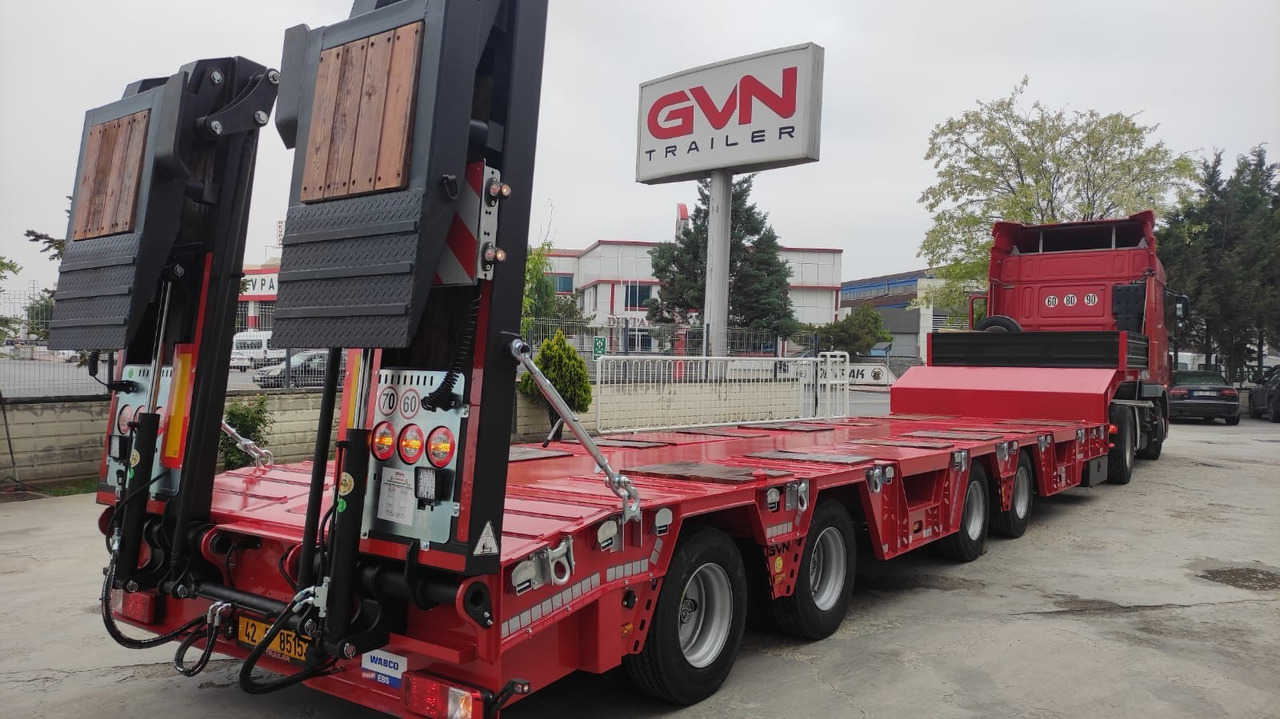 GVN Trailer 4 AXLE LOWBED WITH WHEEL RECESSES - Low loader semi-trailer: picture 4 GVN Trailer 4 AXLE LOWBED WITH WHEEL RECESSES - Low loader semi-trailer: picture 4