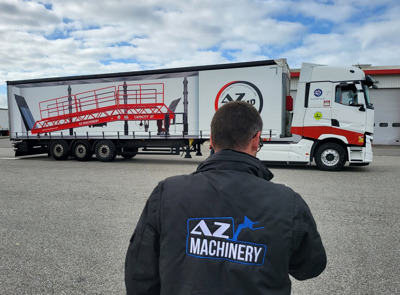 Loading Ramp with with hydraulic tilting bridge -  AZ RAMP - STAR- 8T FULL GALVA leasing Loading Ramp with with hydraulic tilting bridge -  AZ RAMP - STAR- 8T FULL GALVA: picture 18