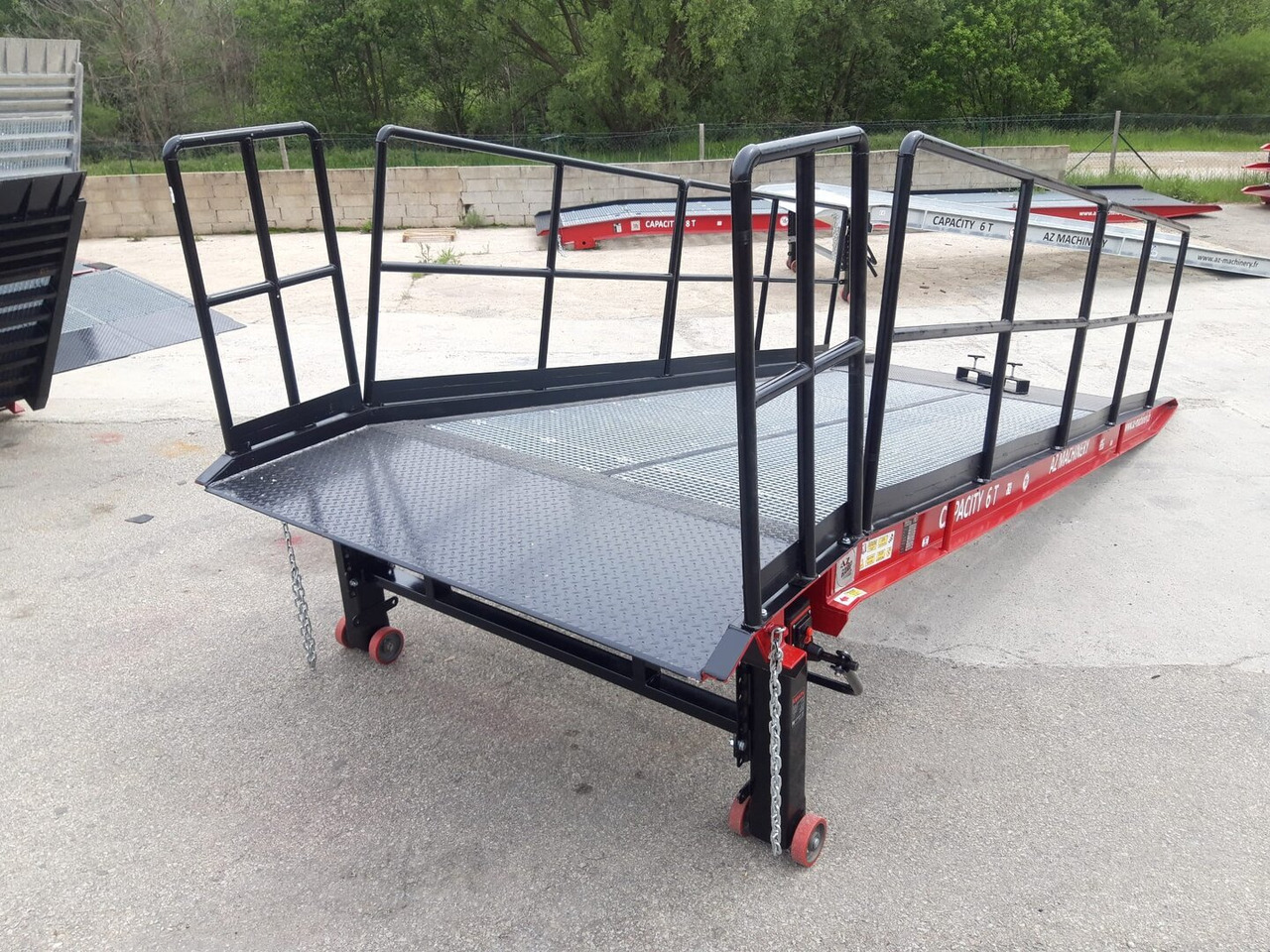 **RENTAL** AZ RAMP-PRIME XS-6 . Industrial Mobil Loading Ramp - Loading ramp: picture 3 **RENTAL** AZ RAMP-PRIME XS-6 . Industrial Mobil Loading Ramp - Loading ramp: picture 3