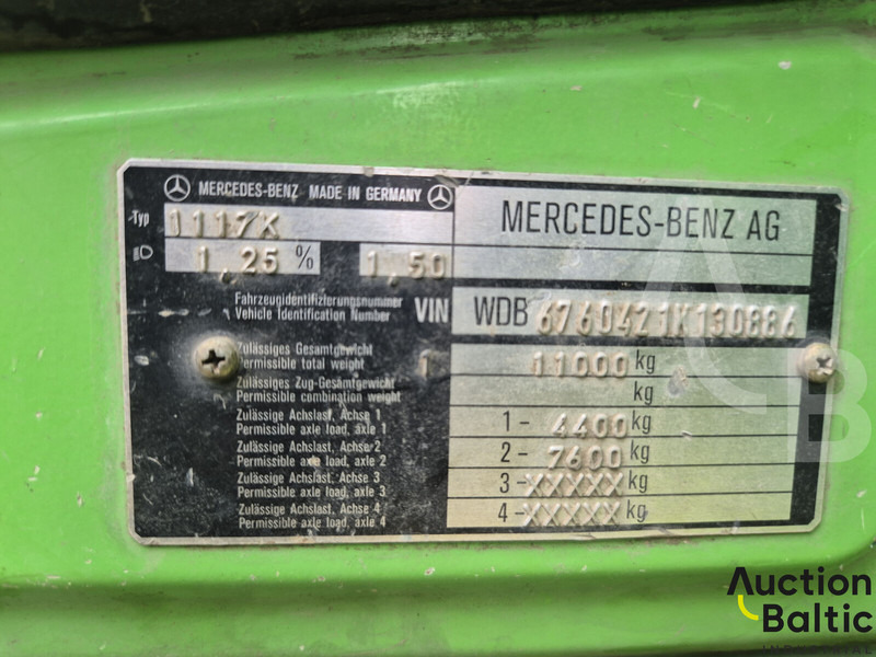 Tipper, Crane truck Mercedes-Benz 1117K: picture 20