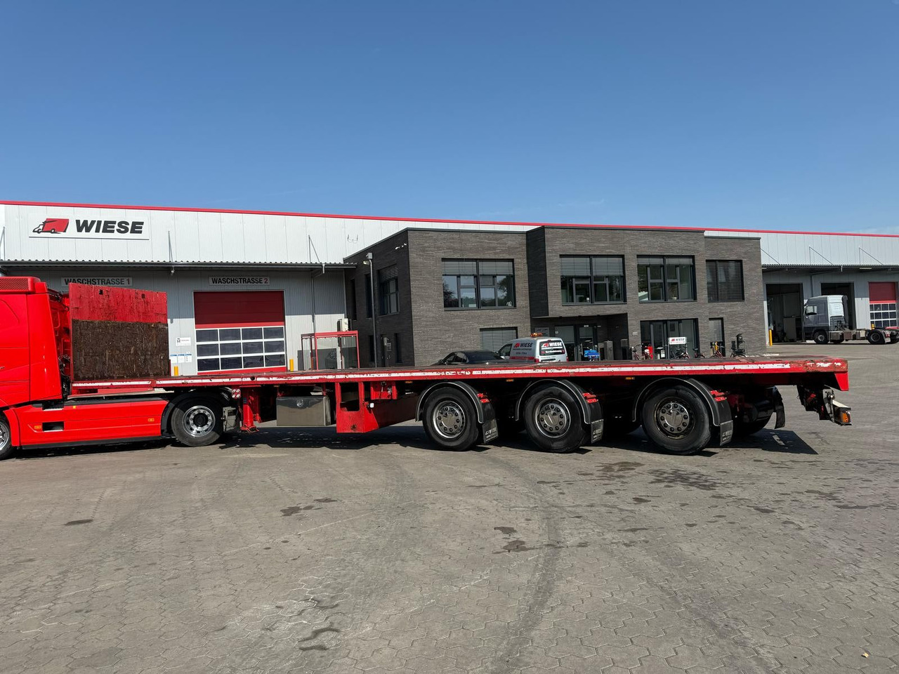 Doll Plattform Auflieger teleskopierbar Zwangslenkung - Dropside/ Flatbed semi-trailer: picture 2 Doll Plattform Auflieger teleskopierbar Zwangslenkung - Dropside/ Flatbed semi-trailer: picture 2