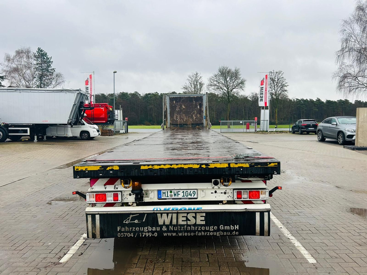 Krone SD Plattform Auflieger - Dropside/ Flatbed semi-trailer: picture 4 Krone SD Plattform Auflieger - Dropside/ Flatbed semi-trailer: picture 4