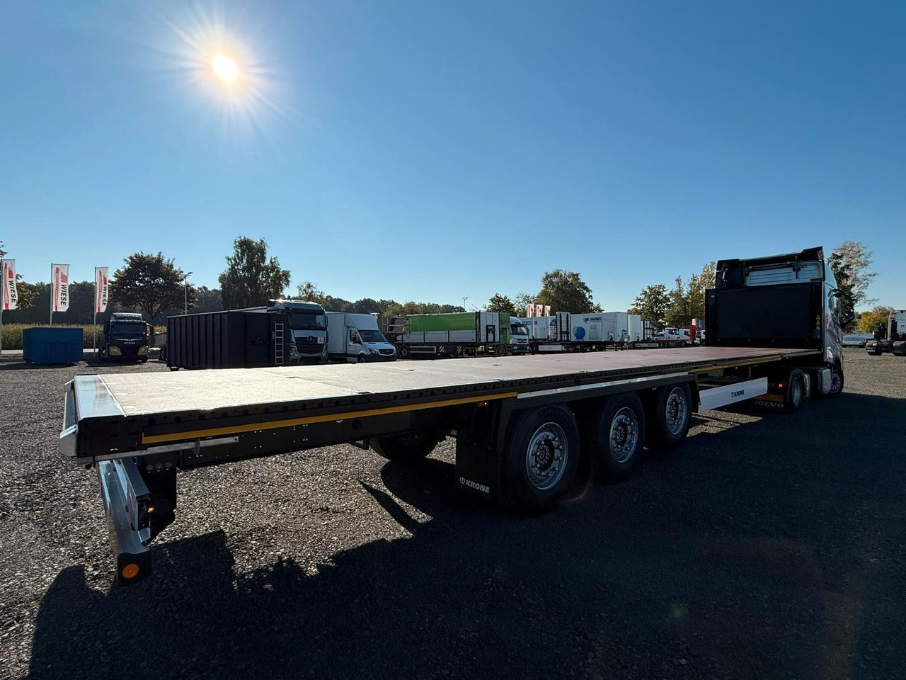 Krone SDP 27 Plattform-Auflieger - Sofort Verfügbar! - Dropside/ Flatbed semi-trailer: picture 4 Krone SDP 27 Plattform-Auflieger - Sofort Verfügbar! - Dropside/ Flatbed semi-trailer: picture 4