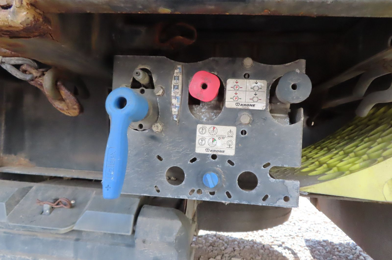 Dropside/ Flatbed semi-trailer Krone Stahlmattenauflieger mit Bordwände: picture 11