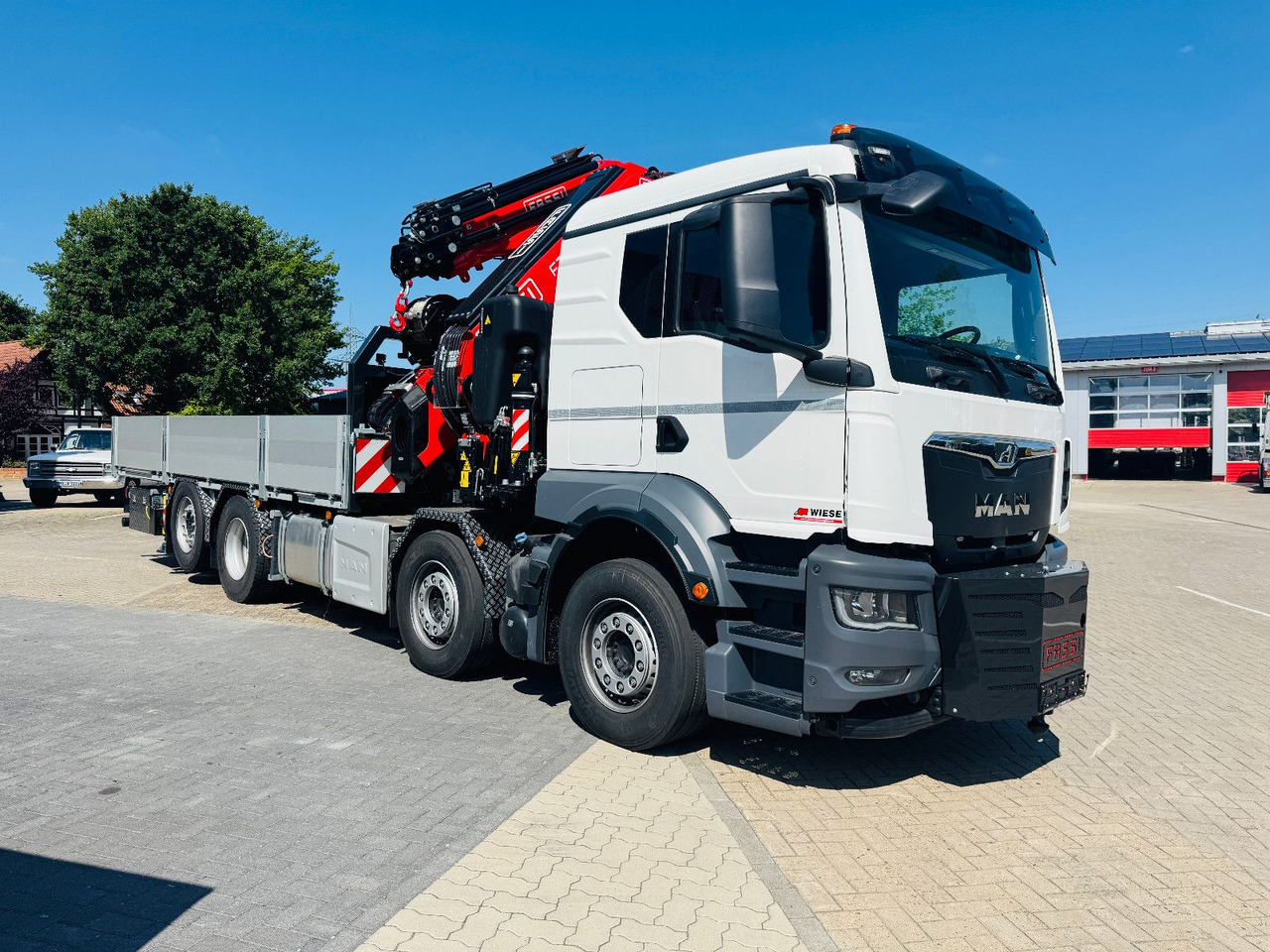 Dropside/ Flatbed truck, Crane truck MAN TGS 32.510 mit F710 Frontkran sofort: picture 7 Dropside/ Flatbed truck, Crane truck MAN TGS 32.510 mit F710 Frontkran sofort: picture 7
