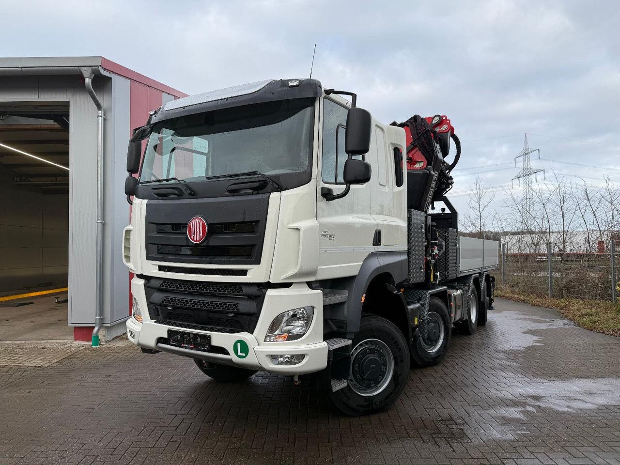 Dropside/ Flatbed truck, Crane truck Tatra 41.500 8x8 Phoenix Fassi F710 Kran: picture 8