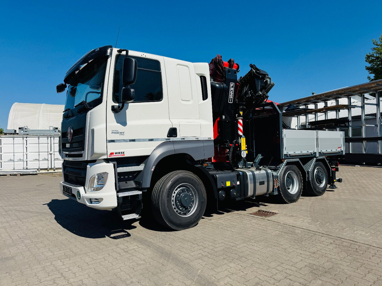 Dropside/ Flatbed truck, Crane truck Tatra 6x6x6 Phoenix Fassi F545RA.2.27 L214 V20: picture 8