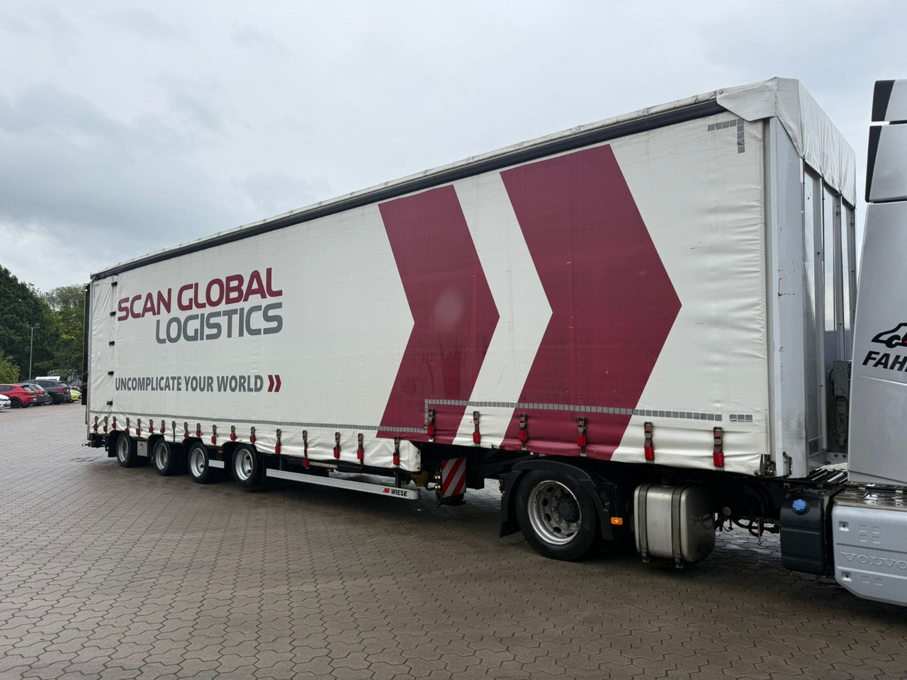 Wiese 4-Achs Mega Gabelstaplertransporter Rampe - Low loader semi-trailer: picture 4 Wiese 4-Achs Mega Gabelstaplertransporter Rampe - Low loader semi-trailer: picture 4