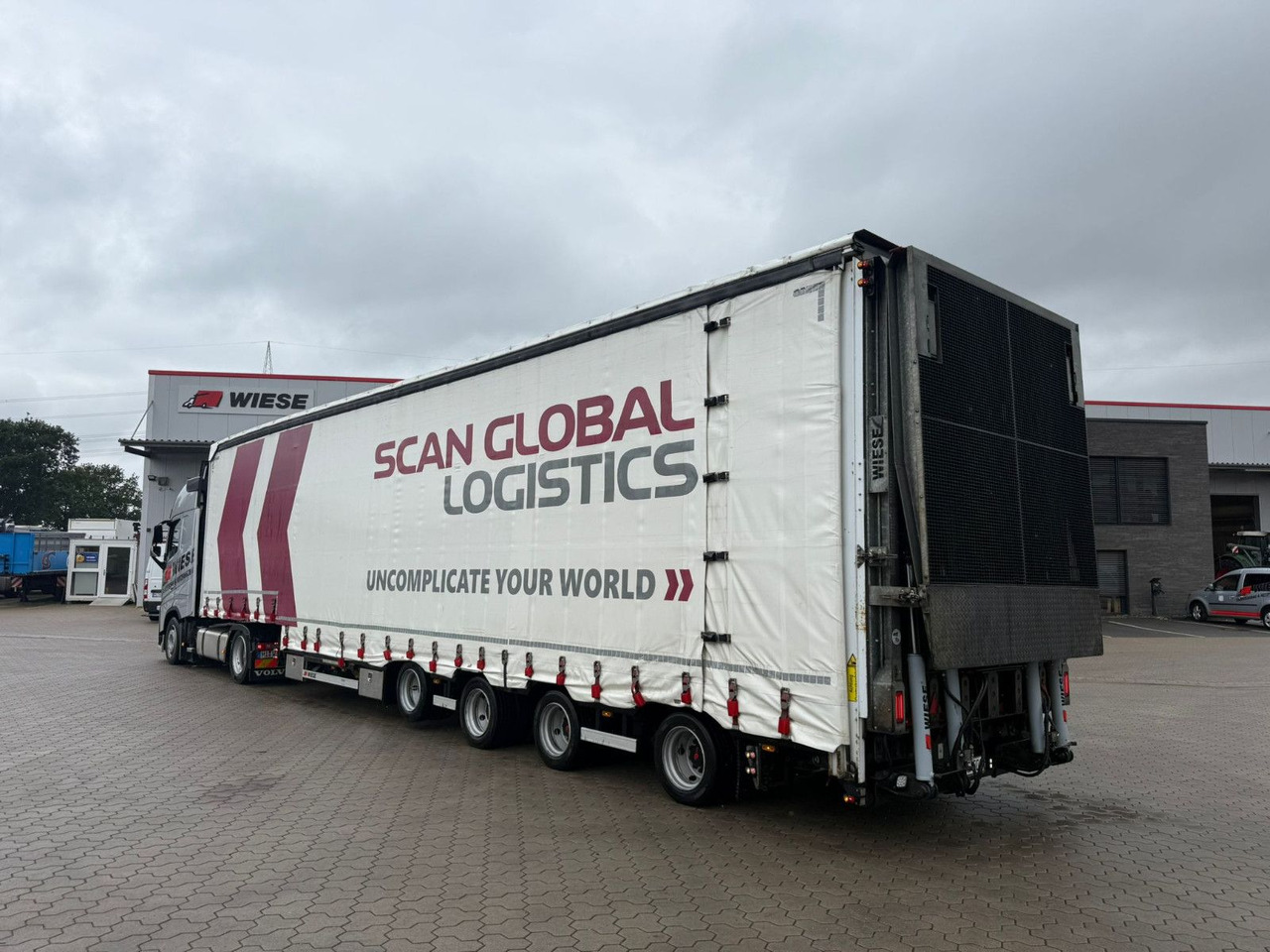 Wiese 4-Achs Mega Gabelstaplertransporter Rampe - Low loader semi-trailer: picture 1 Wiese 4-Achs Mega Gabelstaplertransporter Rampe - Low loader semi-trailer: picture 1