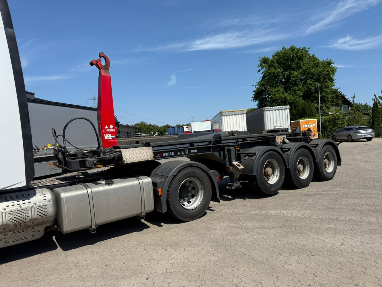 Wiese SA3-36 AK 25 S Auflieger Abrollkipper - Container transporter/ Swap body semi-trailer: picture 2 Wiese SA3-36 AK 25 S Auflieger Abrollkipper - Container transporter/ Swap body semi-trailer: picture 2