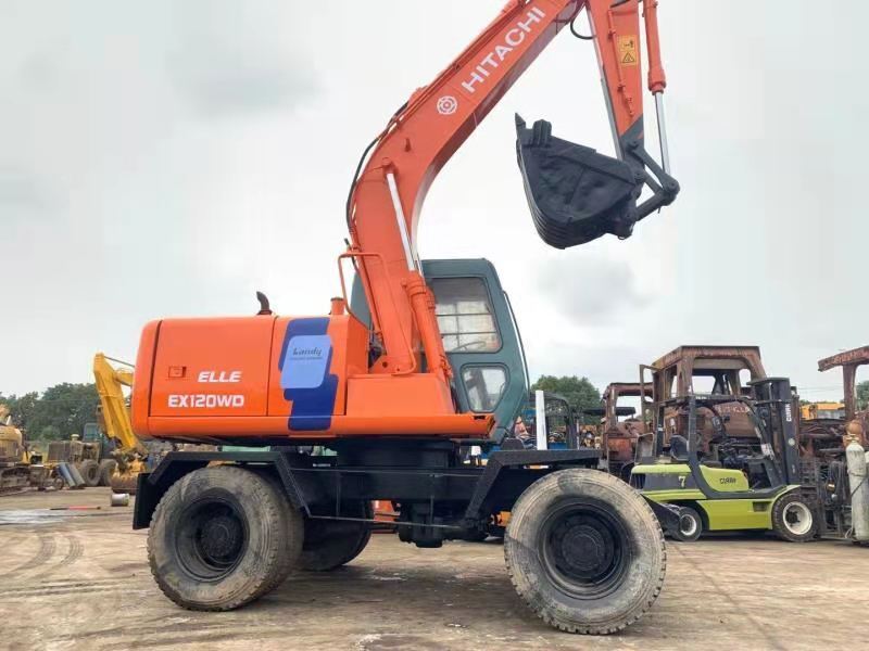 HITACHI EX120WD - Wheel excavator: picture 2 HITACHI EX120WD - Wheel excavator: picture 2
