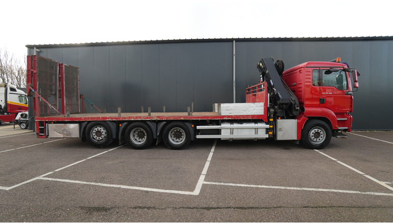 MAN TGA 35.400 8X4 MACHINE/CAR TRANSPORT WITH HIAB 244 EP-4 HI-DUO CRANE 364.000KM - Crane truck: picture 4 MAN TGA 35.400 8X4 MACHINE/CAR TRANSPORT WITH HIAB 244 EP-4 HI-DUO CRANE 364.000KM - Crane truck: picture 4