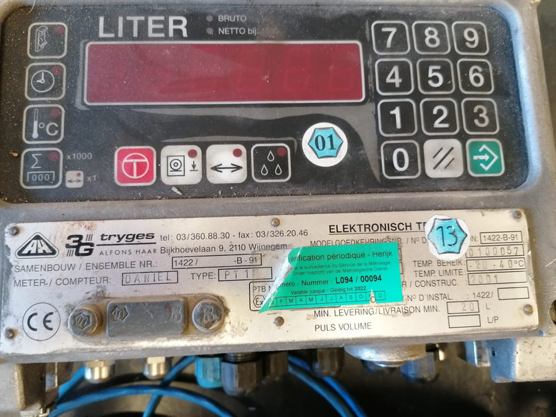 Used complete set Flowmeter set Alfons Haar type PT1 LPG , GPL - Construction machinery: picture 1 Used complete set Flowmeter set Alfons Haar type PT1 LPG , GPL - Construction machinery: picture 1