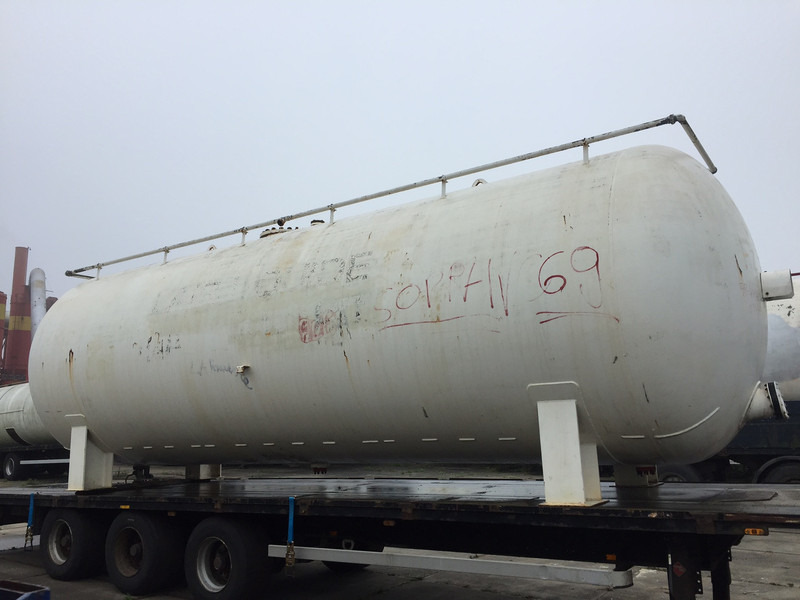 Van Hool Open flatbed trailer Stationary tank 50m3 - Gas, Gaz, LPG, GPL, Propane, Butane ID 1.1 - Tank semi-trailer: picture 2 Van Hool Open flatbed trailer Stationary tank 50m3 - Gas, Gaz, LPG, GPL, Propane, Butane ID 1.1 - Tank semi-trailer: picture 2