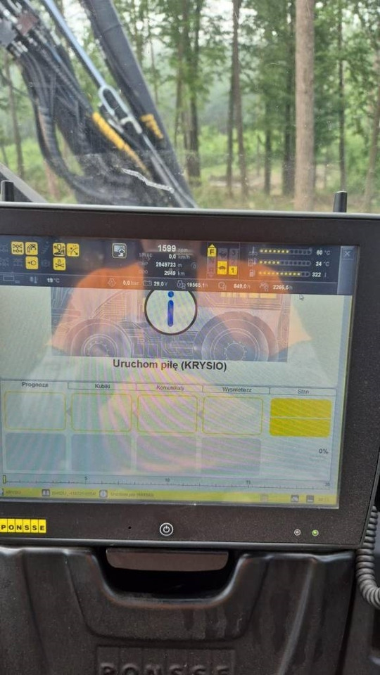 Forestry harvester Ponsse Ergo 6W: picture 15