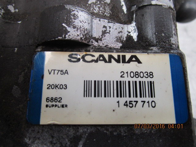SCANIA 124 420 DC1203 POWER STEERING PUMP 2108038 - Engine and parts for Truck: picture 2 SCANIA 124 420 DC1203 POWER STEERING PUMP 2108038 - Engine and parts for Truck: picture 2