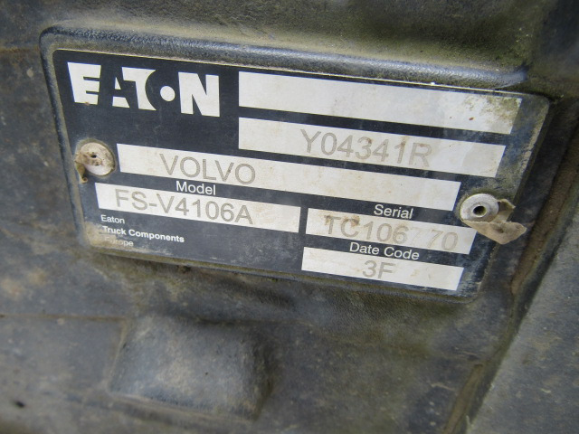 VOLVO FLE EATON 4106A 6 SPEED GEARBOX SUITS 1998 – 2006 TRUCK - Gearbox for Truck: picture 2 VOLVO FLE EATON 4106A 6 SPEED GEARBOX SUITS 1998 – 2006 TRUCK - Gearbox for Truck: picture 2
