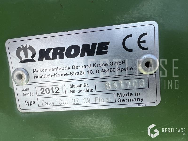 Krone EasyCut 32 CV FLOAT - Mower: picture 5 Krone EasyCut 32 CV FLOAT - Mower: picture 5