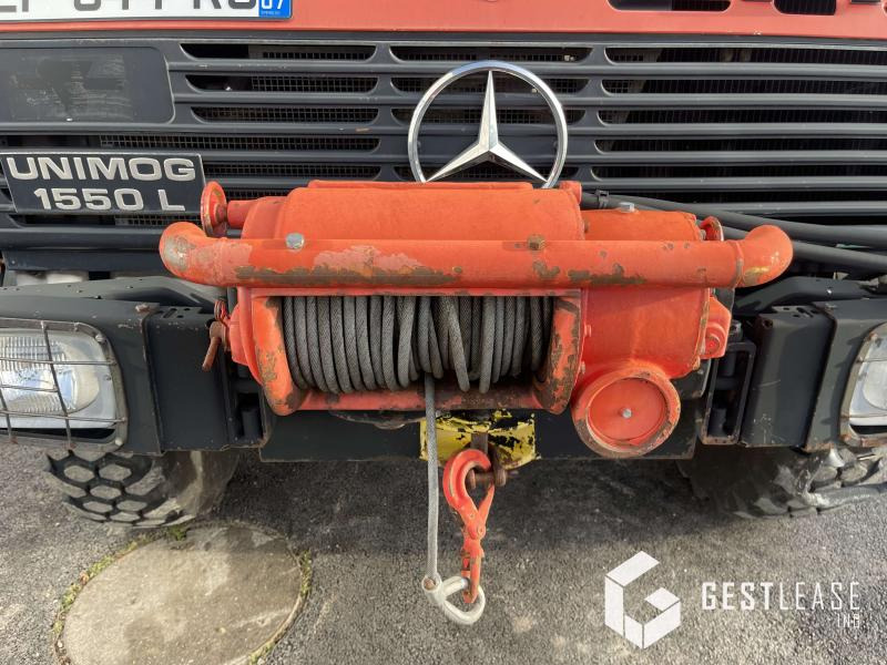 Mercedes UNIMOG 1550 L - Curtainsider truck: picture 5 Mercedes UNIMOG 1550 L - Curtainsider truck: picture 5